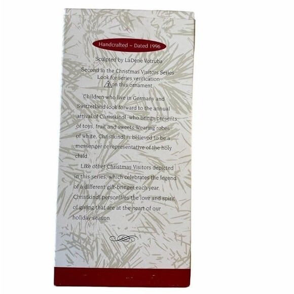 Hallmark 1996 Christkindl #2 ornament Christmas - Picture 7 of 7